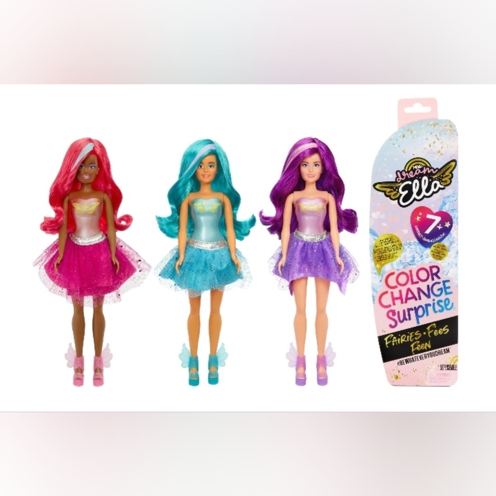 MGA's Dream Ella Color Change Doll-Yasmin Great Gift, Toy for Kids Ages 3, 4, 5+